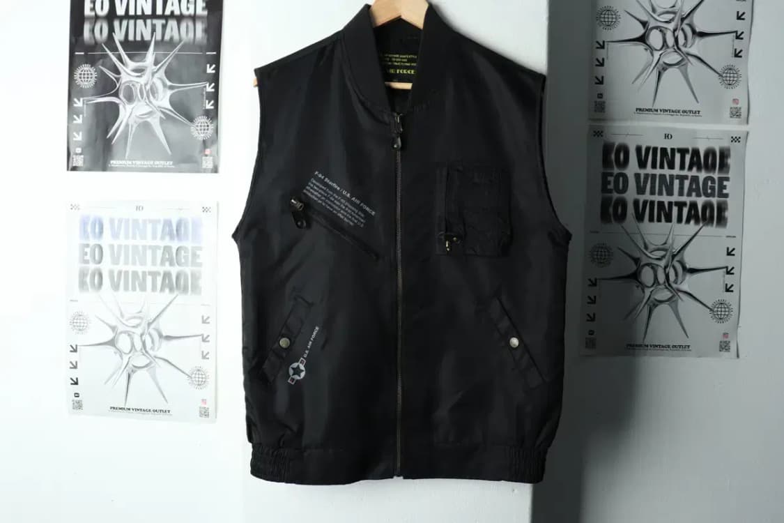 (2XL) 브랜드빈티지 집업 바람막이 점퍼자켓 빅사이즈 조끼-167F3 상품이미지2