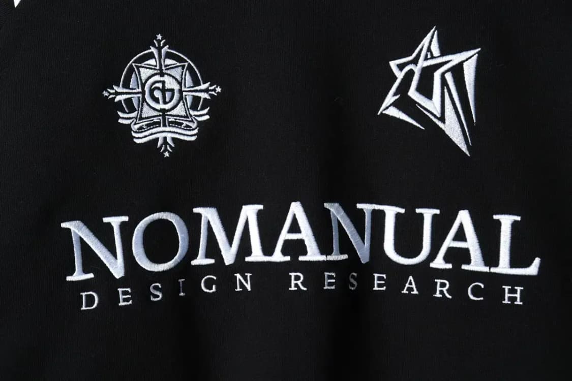 (L-XL) 노매뉴얼 맨투맨 티셔츠 블록코어 블랙-167F7 상품이미지5