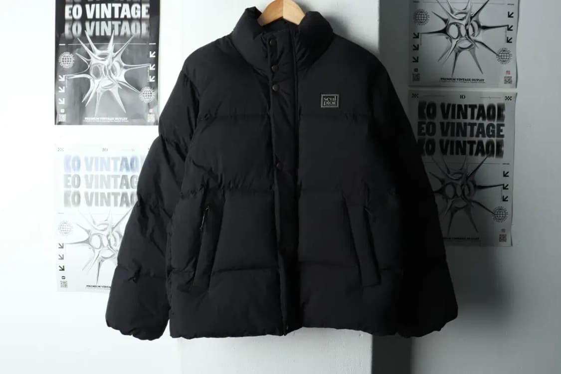 (M-L) 스컬프터 패딩 점퍼자켓 덕다운 푸퍼 블랙-167FB 상품이미지2