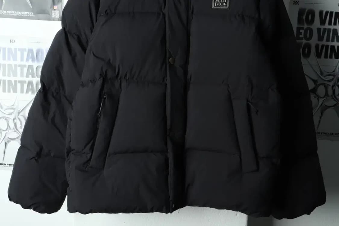 (M-L) 스컬프터 패딩 점퍼자켓 덕다운 푸퍼 블랙-167FB 상품이미지4