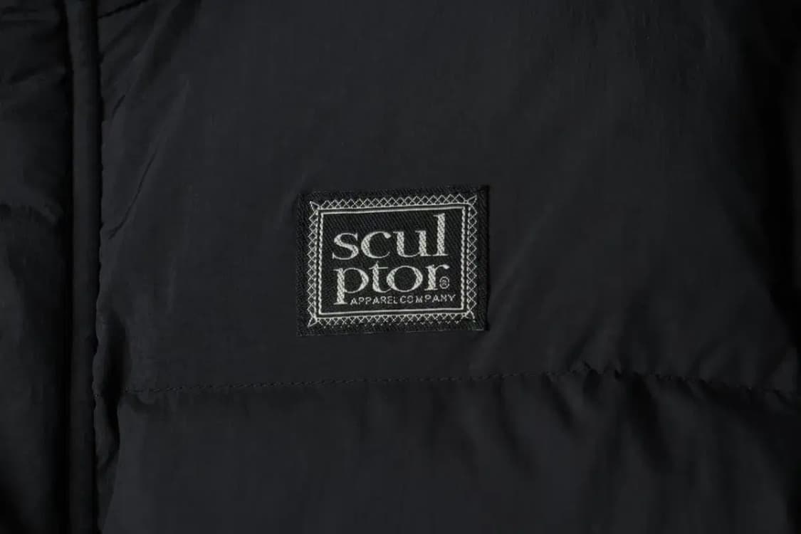 (M-L) 스컬프터 패딩 점퍼자켓 덕다운 푸퍼 블랙-167FB 상품이미지5
