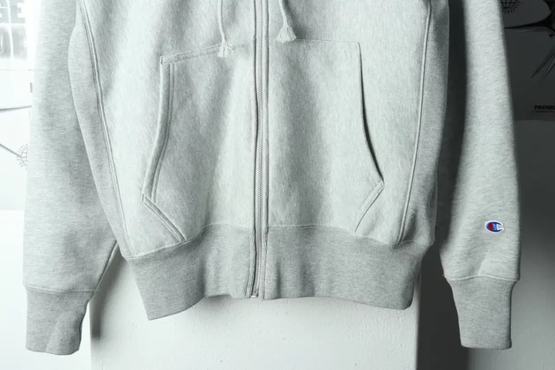 (XL) 챔피온 후드집업 리버스위브 그레이 기모-16800 상품이미지4
