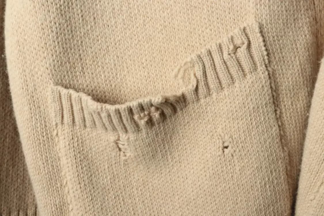 (F) 디젤 니트집업 베이지 그런지 롱 희귀 매물-16801 상품이미지5