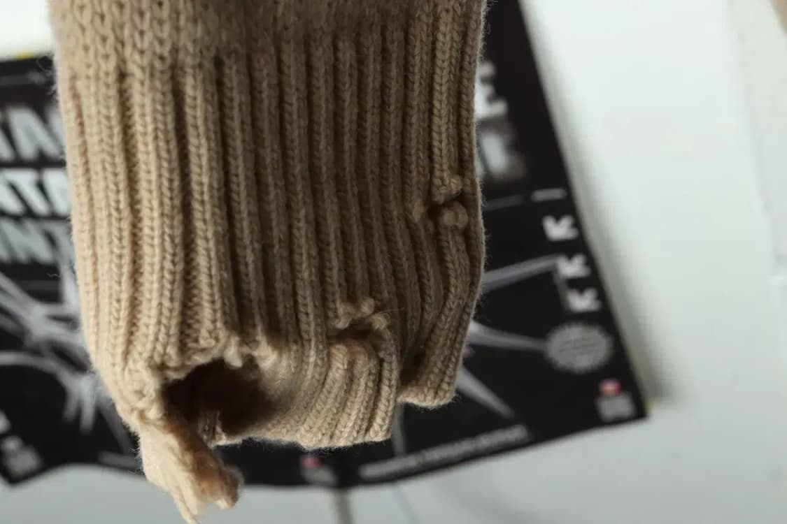 (F) 디젤 니트집업 베이지 그런지 롱 희귀 매물-16801 상품이미지7