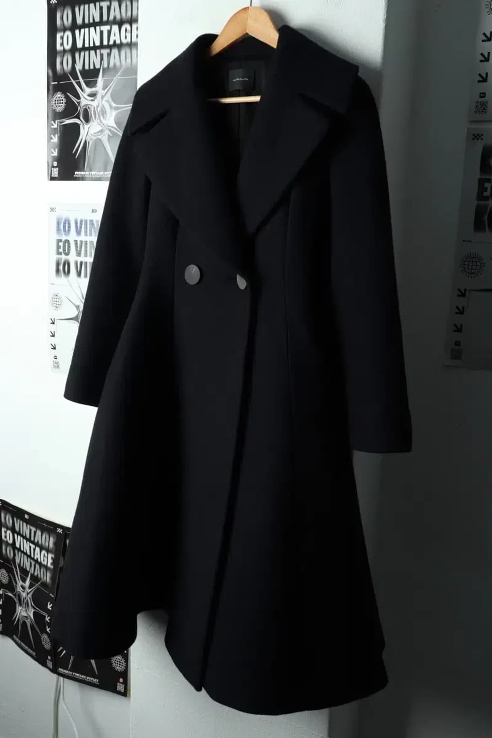 W(S) 아보아보 코트자켓 네이비 울 연예인다수 착용-16802 상품이미지1