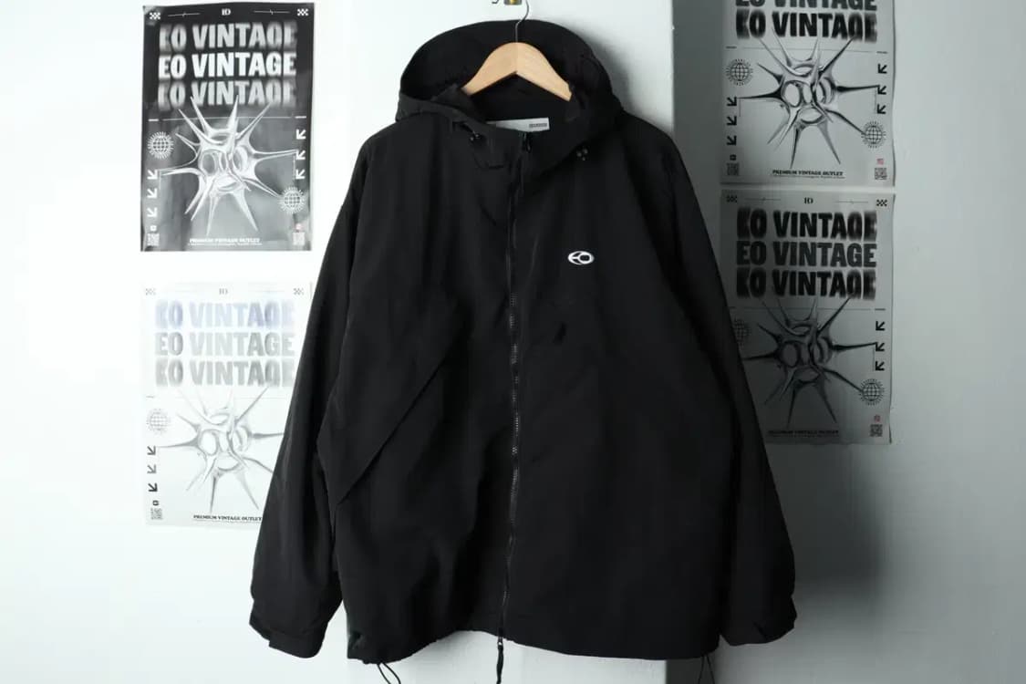 (L-XL) 오와이 집업 바람막이 점퍼자켓 테크웨어 블랙-1680D 상품이미지2