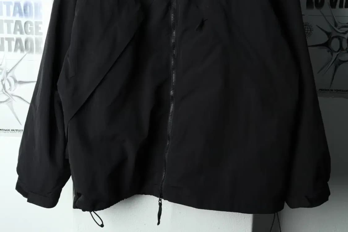 (L-XL) 오와이 집업 바람막이 점퍼자켓 테크웨어 블랙-1680D 상품이미지4