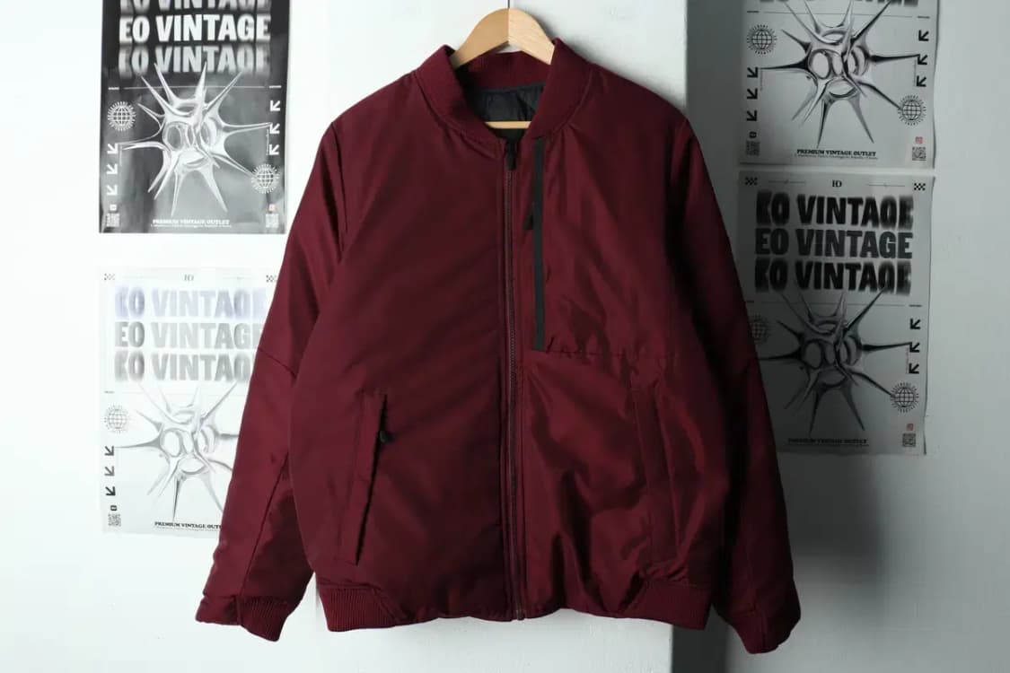 (L-XL) 나이키 패딩 점퍼자켓 테크팩 리버시블 버건디-1680F 상품이미지2