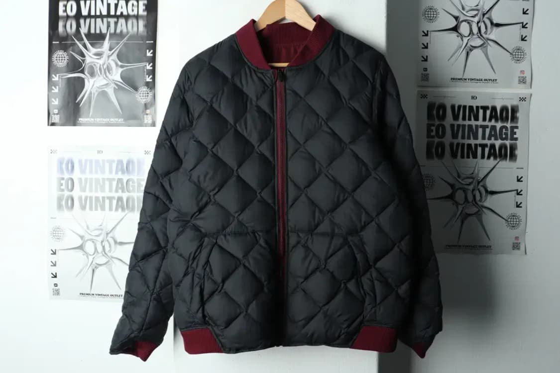 (L-XL) 나이키 패딩 점퍼자켓 테크팩 리버시블 버건디-1680F 상품이미지6