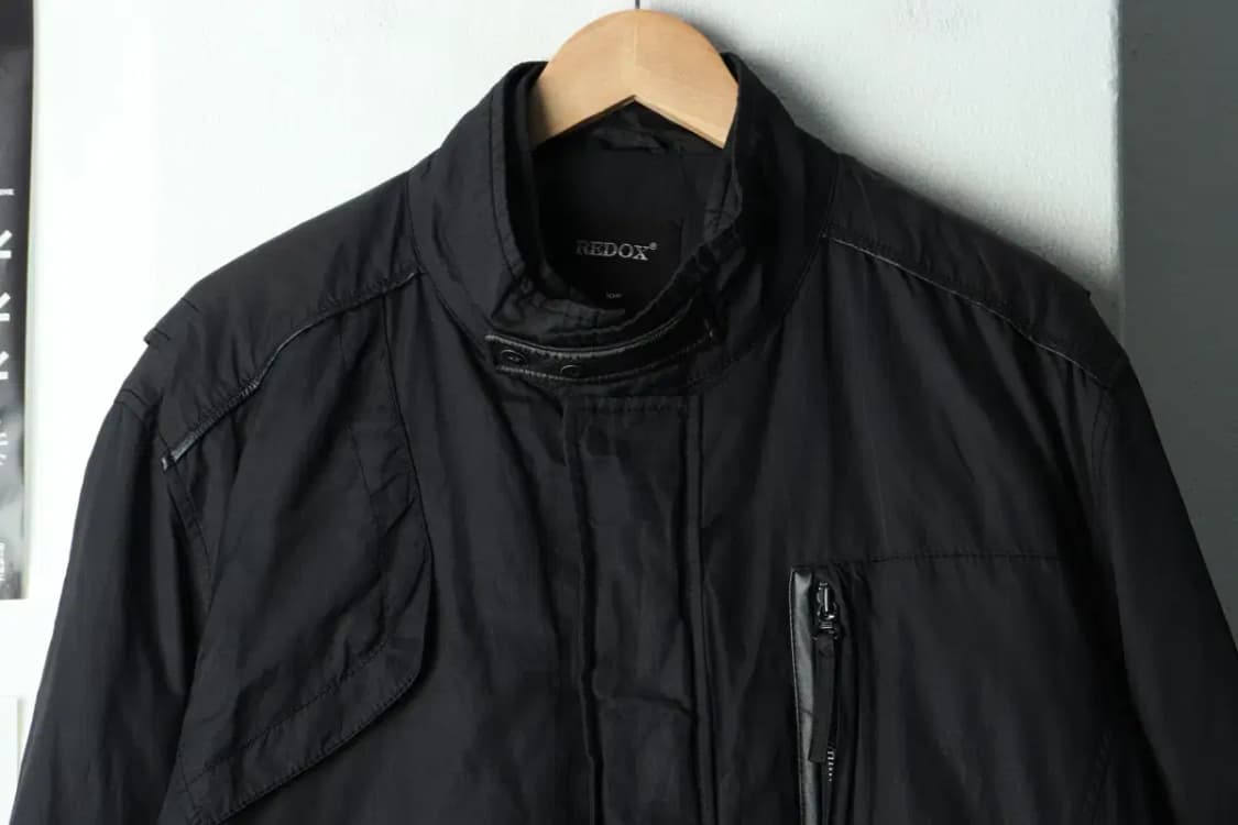 (XL) 레드옥스 패딩 점퍼자켓 가죽 사용감 블랙 봄버-16810 상품이미지3