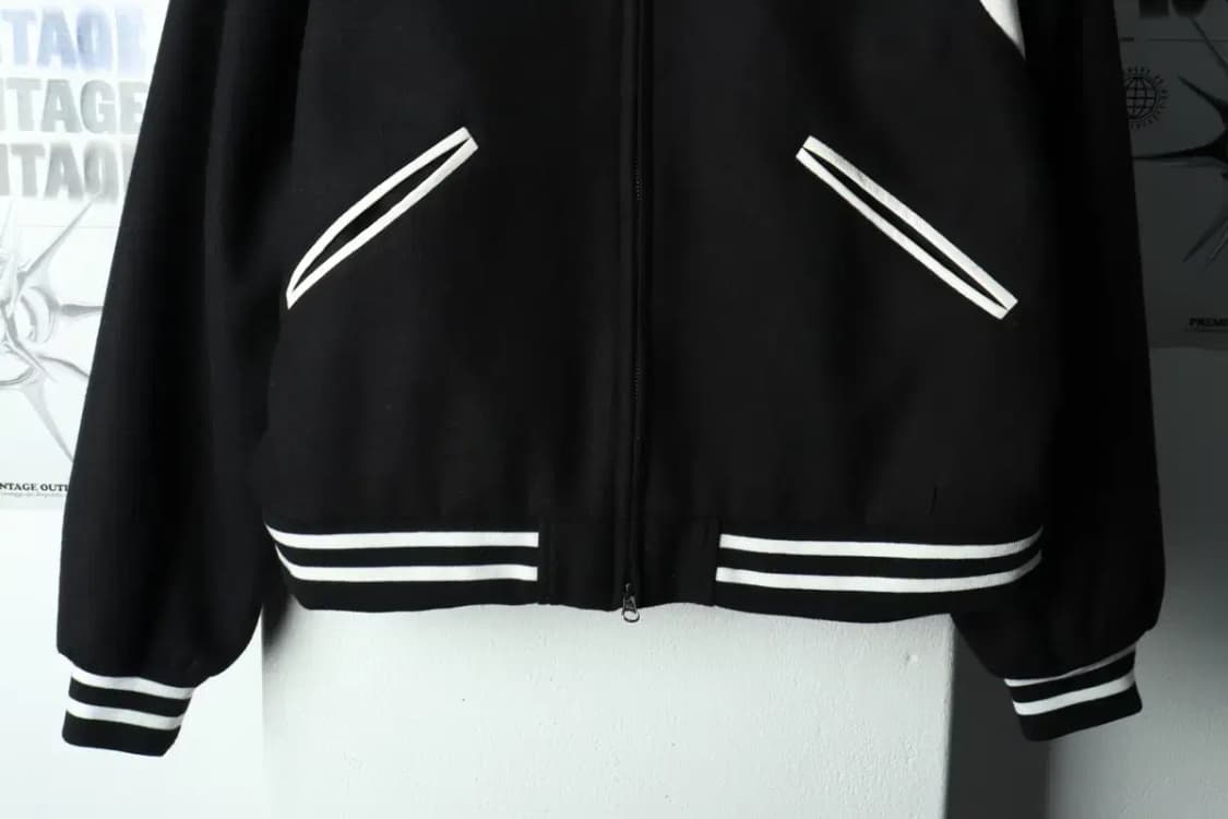 (M-L) 레테르코모 집업 바람막이 점퍼자켓 바시티 블랙 누빔-16812 상품이미지4