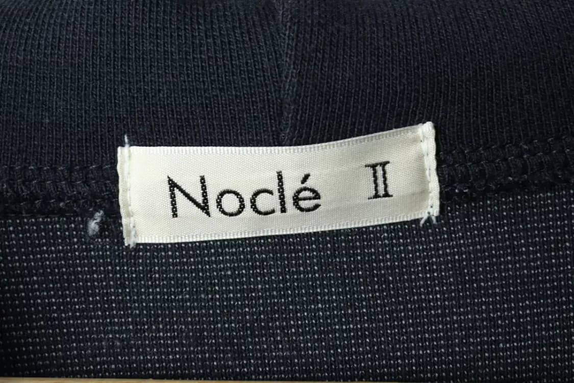 (L-XL) 노클 후드티셔츠 릴렉스 하프 반집업 네이비-16815 상품이미지5