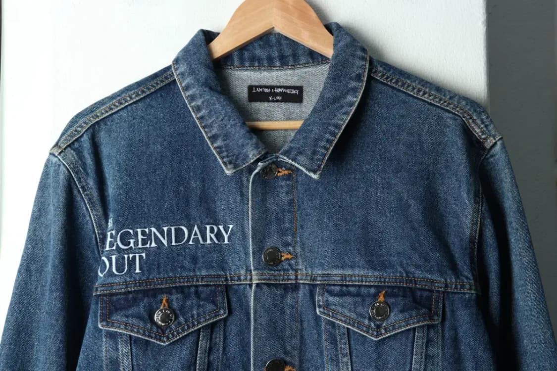 (XL) 아임낫어휴먼비잉 집업 바람막이 점퍼자켓 데님 트러커-16818 상품이미지3