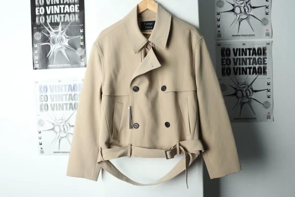 (M-XL) 라퍼지스토어 코트자켓 새상품 더블 베이지 숏-16819 상품이미지2