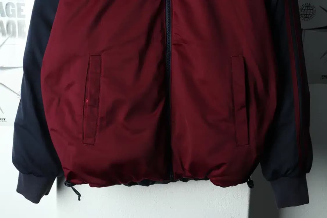 (M) 아디다스 패딩 점퍼자켓 신형 리버시블 버건디 불꽃-16820 상품이미지5