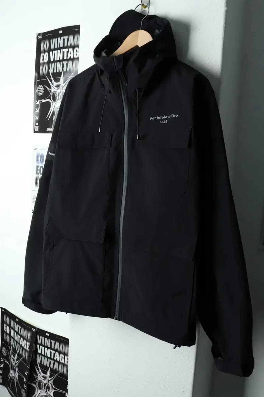 (L-XL) 판토포라 도로 집업 바람막이 점퍼자켓 방수 블랙-16822 상품이미지1