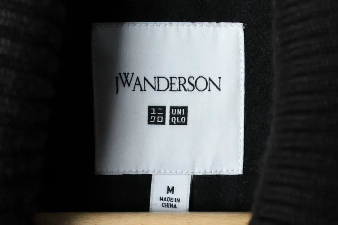 (M-L) 유니클로 후드티셔츠 JW앤더슨 블랙 울-16832 상품이미지5