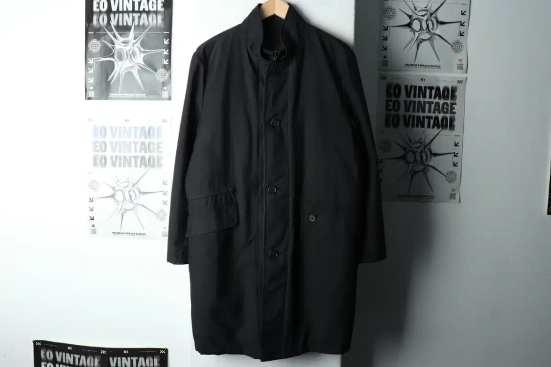 (M) 지방시 맥 트렌치코트 자켓 폴리 블랙 누빔-1683A 상품이미지2