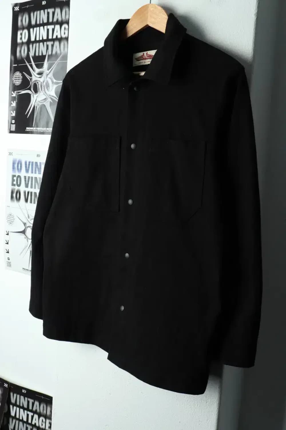 (S-M) 퀄리티 퍼포먼스 집업 바람막이 점퍼자켓 블랙 면-16814 상품이미지1