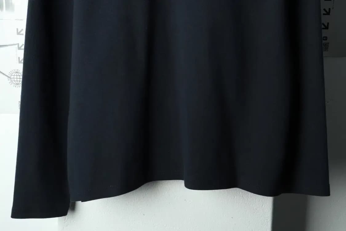 (L-XL) 노클 후드티셔츠 릴렉스 하프 반집업 네이비-16815 상품이미지4