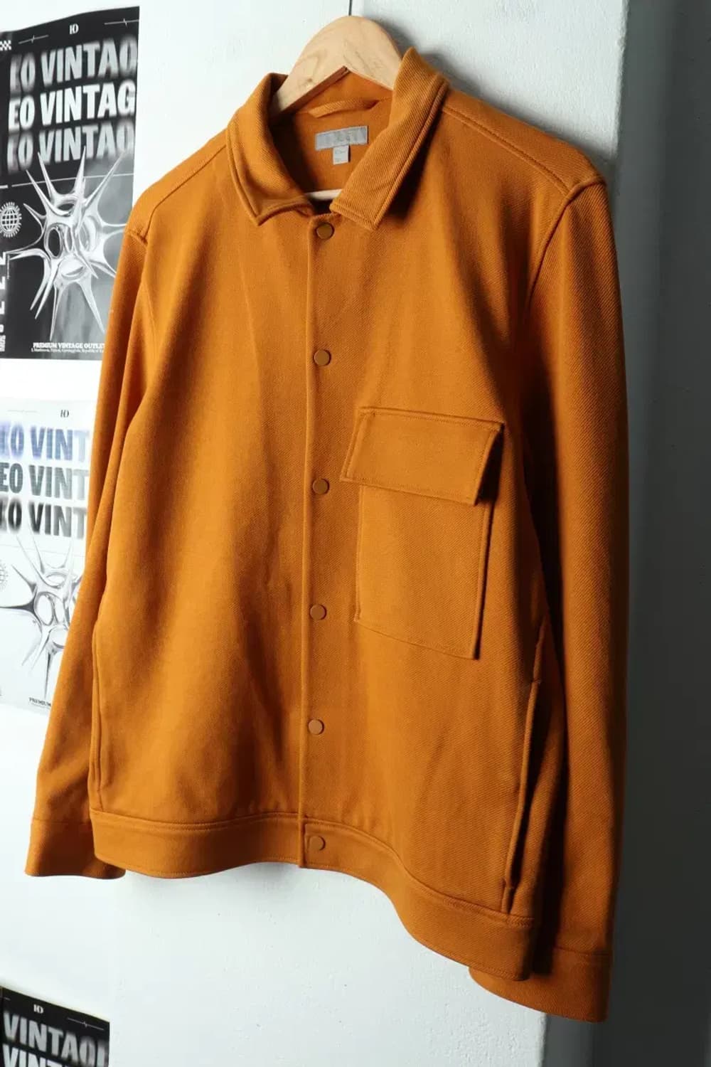 (S-M) 코스 집업 바람막이 점퍼자켓 블루종 라이트 브라운-16816 상품이미지1