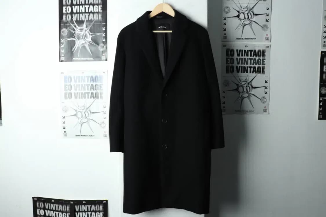 (S-M) 인사일런스 코트자켓 싱글 캐시미어 블랙-1681A 상품이미지2