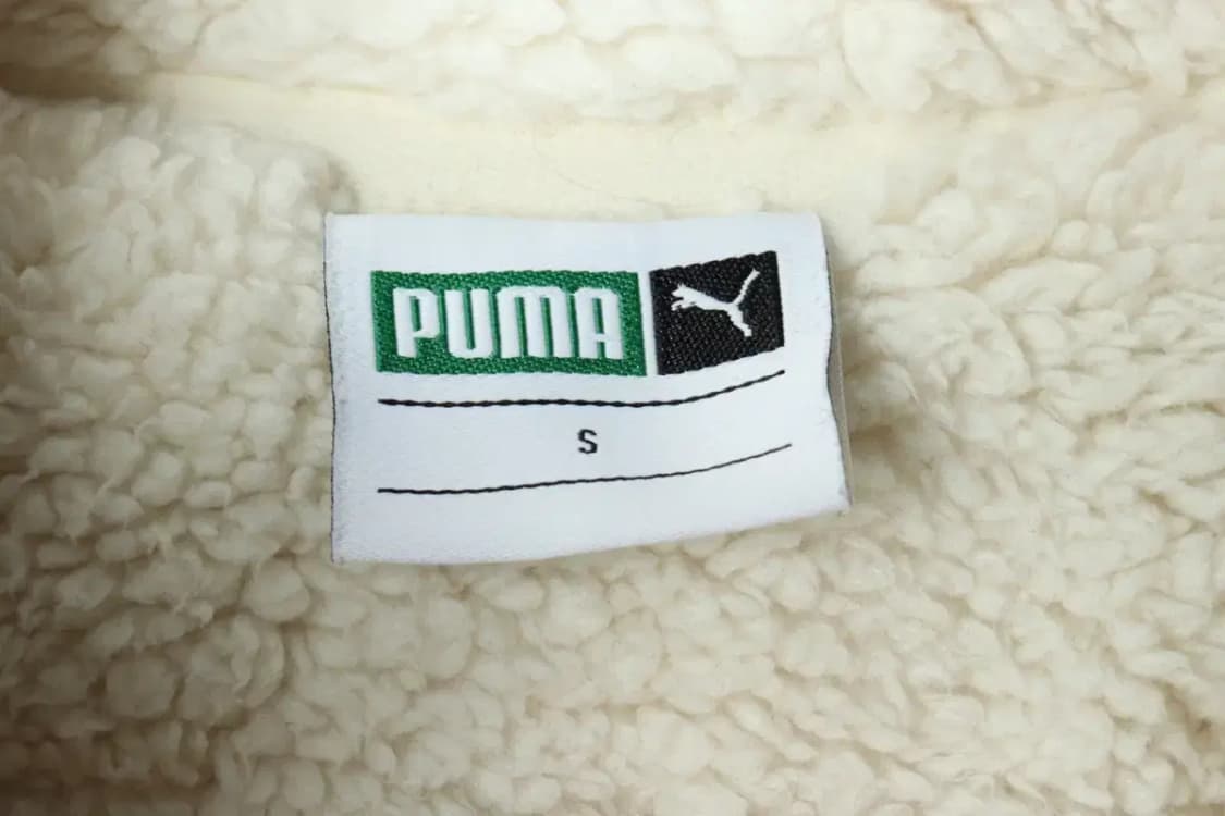 (S) 퓨마 패딩 점퍼자켓 후리스 플리스 아이보리 키치-16821 상품이미지6