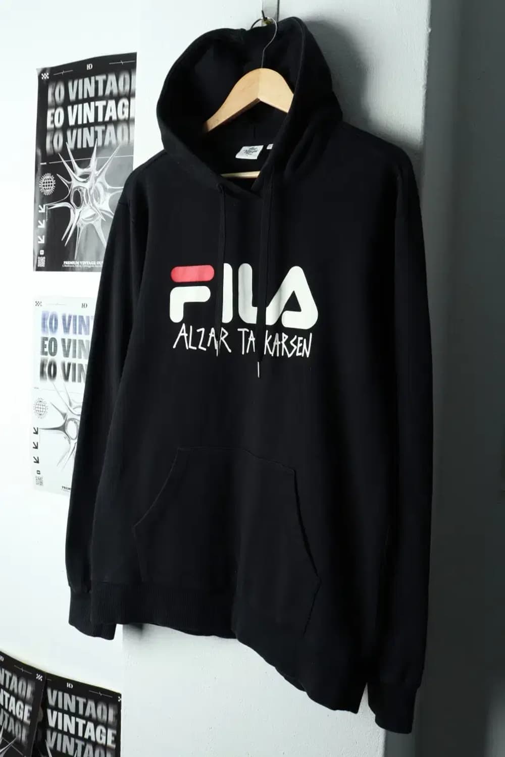 (XL-2XL) 휠라 후드티셔츠 우왁굳 10주년 알잘딱깔센-16823 상품이미지1