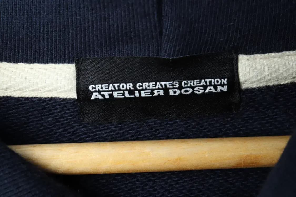 W(F) 도산 아뜰리에 후드티셔츠 데이지 패치 네이비-16824 상품이미지7