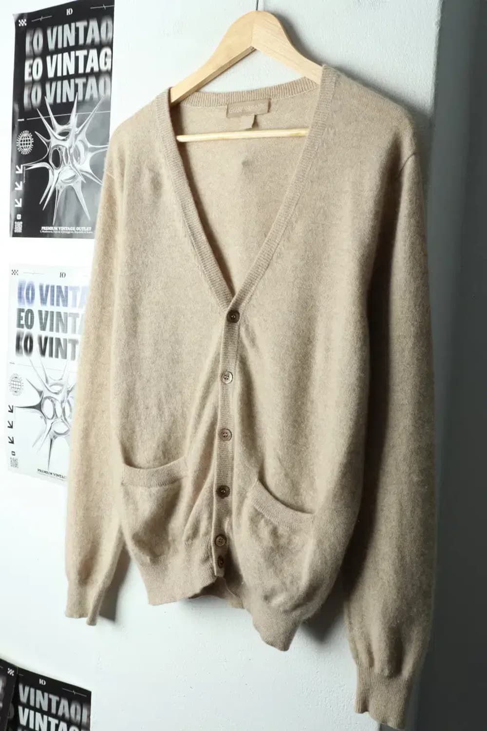 (S-M) 고비 니트 가디건 캐시미어 100 베이지-16826 상품이미지1