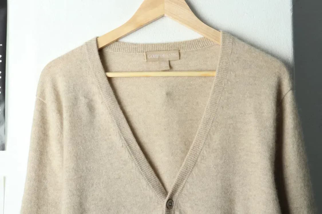 (S-M) 고비 니트 가디건 캐시미어 100 베이지-16826 상품이미지3