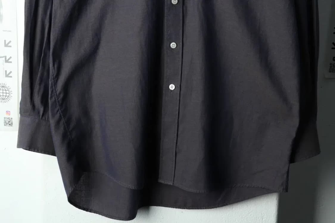 (M) 입생로랑 셔츠 남방 딥블루 무지-16829 상품이미지4