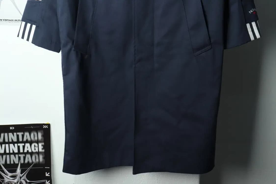 (M-L) 아디다스 집업 바람막이 점퍼자켓 노아 코치 네이비-1682C 상품이미지4