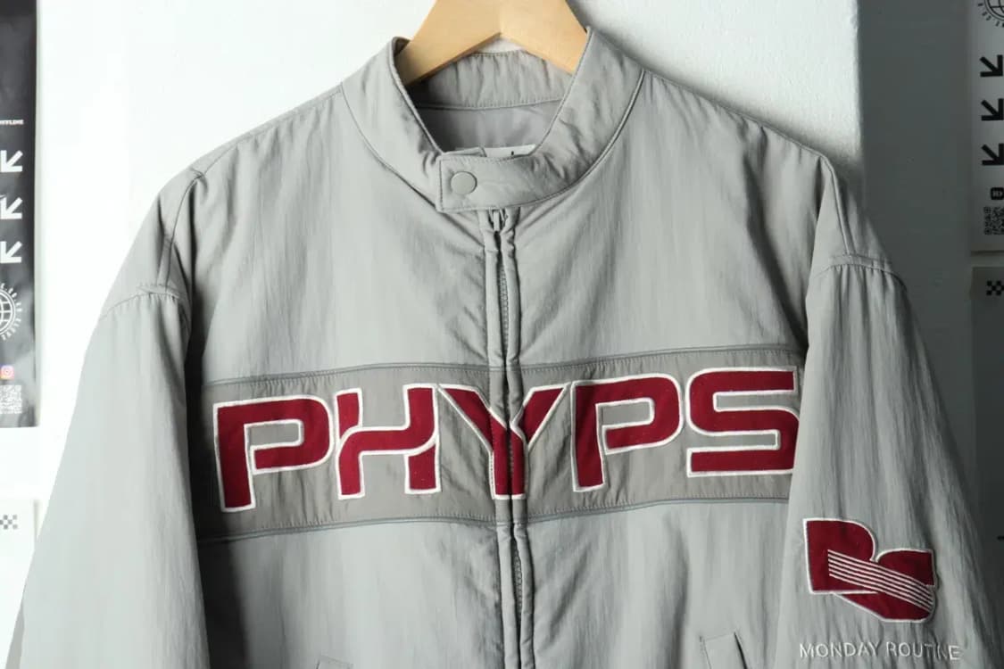 (M-XL) 피지컬에듀케이션디파트먼트 패딩 점퍼자켓 레이싱-1682D 상품이미지3