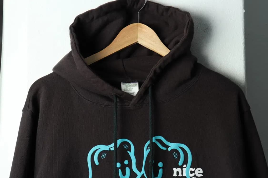 (M-L) 나이스고스트클럽 후드티셔츠 젤리프린팅 차콜 키치-16831 상품이미지3