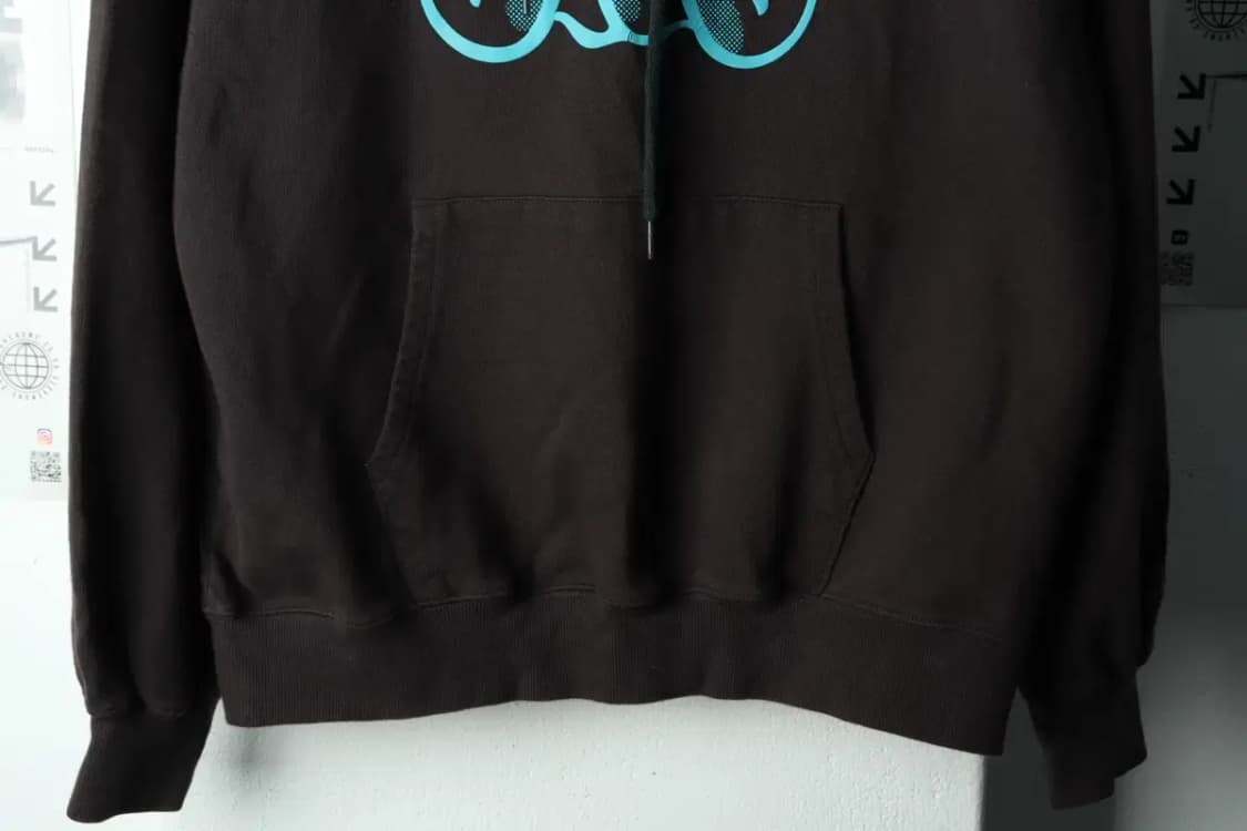 (M-L) 나이스고스트클럽 후드티셔츠 젤리프린팅 차콜 키치-16831 상품이미지4