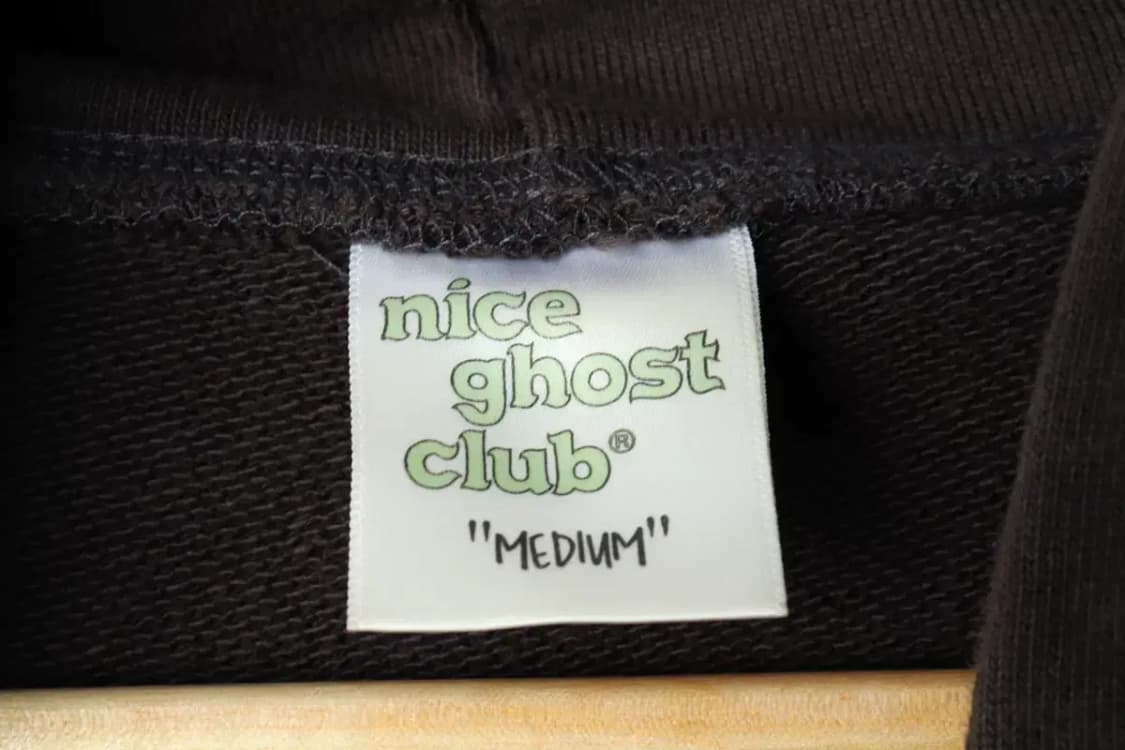 (M-L) 나이스고스트클럽 후드티셔츠 젤리프린팅 차콜 키치-16831 상품이미지6