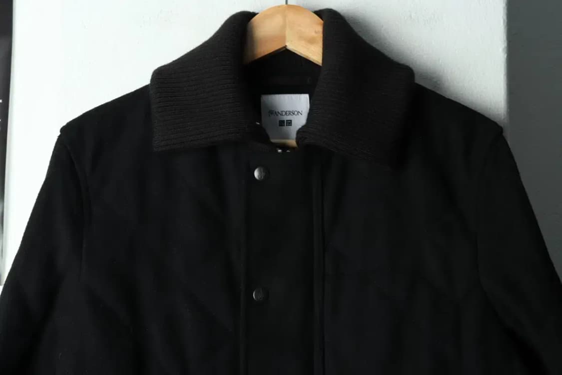 (M-L) 유니클로 후드티셔츠 JW앤더슨 블랙 울-16832 상품이미지3