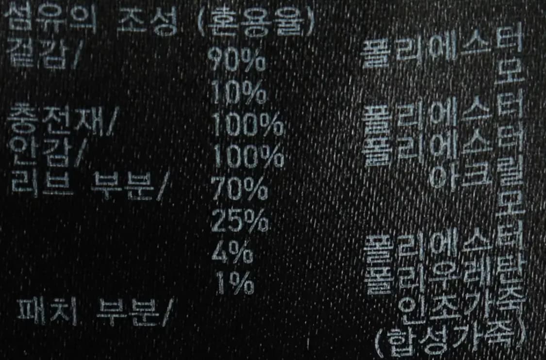 (M-L) 유니클로 후드티셔츠 JW앤더슨 블랙 울-16832 상품이미지7