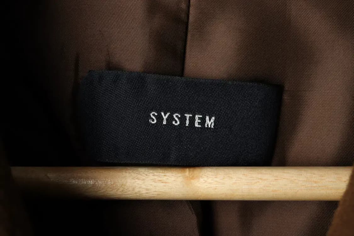 W(S-M) 시스템 코트자켓 한섬 핸드메이드 브라운 울-16838 상품이미지6