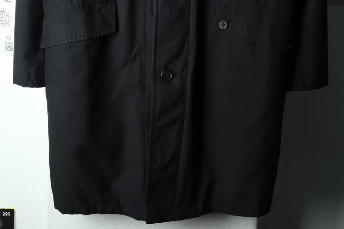 (M) 지방시 맥 트렌치코트 자켓 폴리 블랙 누빔-1683A 상품이미지4