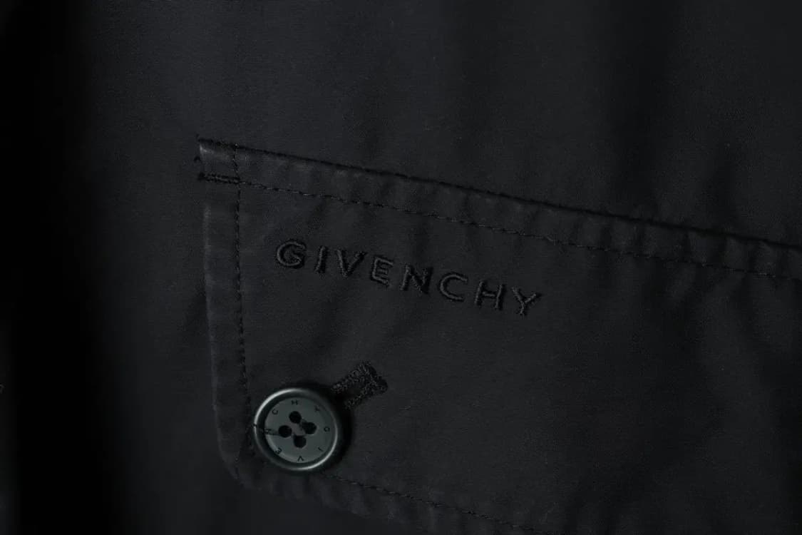 (M) 지방시 맥 트렌치코트 자켓 폴리 블랙 누빔-1683A 상품이미지5