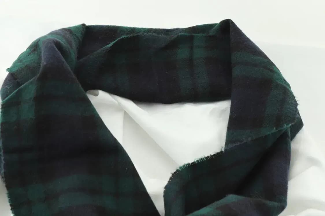 (F) 폴로 랄프로렌 목도리 머플러 딥그린 체크 사용감-2710 상품이미지2