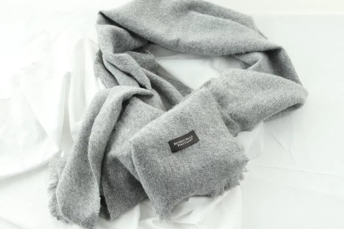 (F) 브랜드빈티지 목도리 머플러 그레이 울 보들 따뜻-2711 상품이미지4