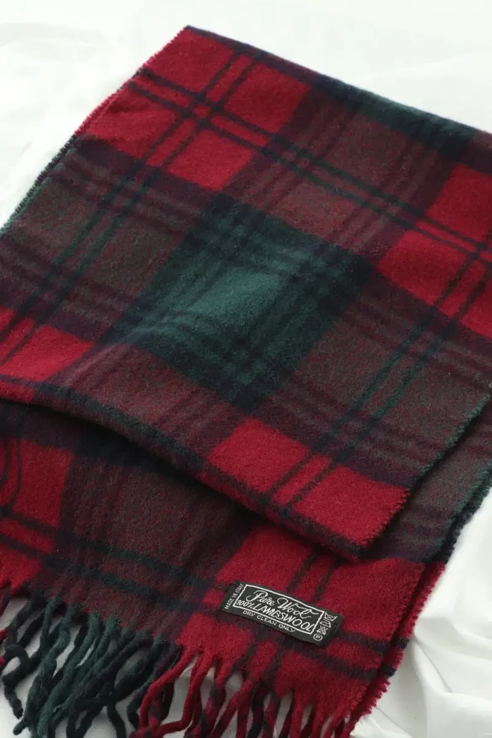 (F) 브랜드빈티지 목도리 머플러 이태리원단 체크 크리스마스-271A 상품이미지1