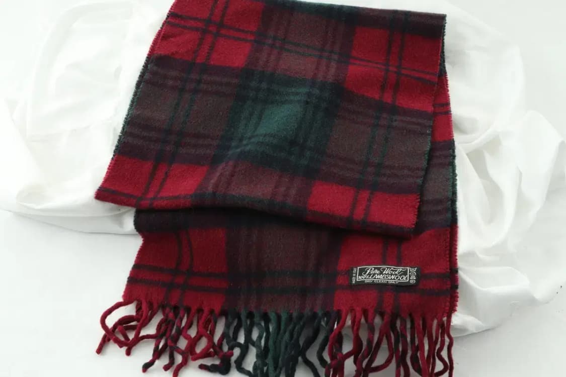 (F) 브랜드빈티지 목도리 머플러 이태리원단 체크 크리스마스-271A 상품이미지2