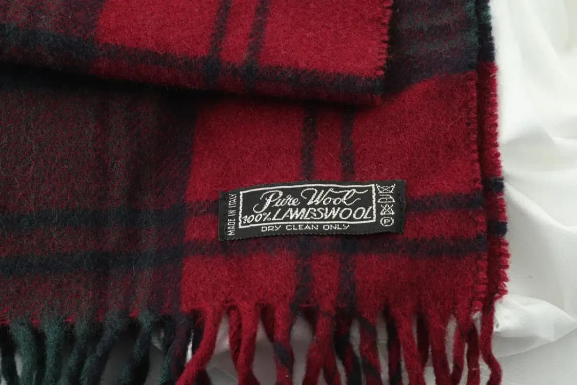 (F) 브랜드빈티지 목도리 머플러 이태리원단 체크 크리스마스-271A 상품이미지3