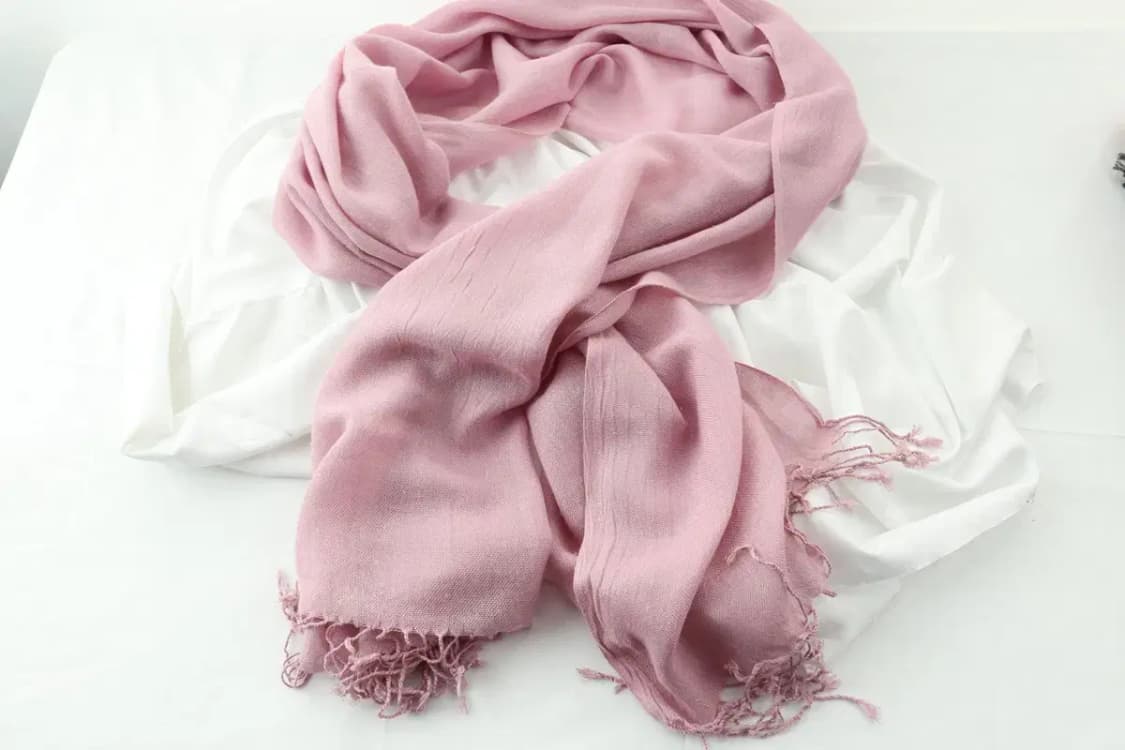 (F) 발망 목도리 머플러 작은데미지 분홍 핑크-271C 상품이미지6