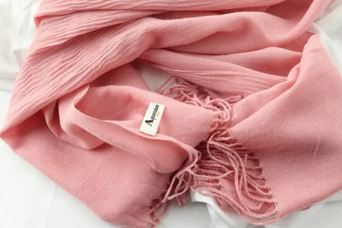 (F) 아쿠아스큐텀 목도리 머플러 경량 핑크 롱 숄-271E 상품이미지3