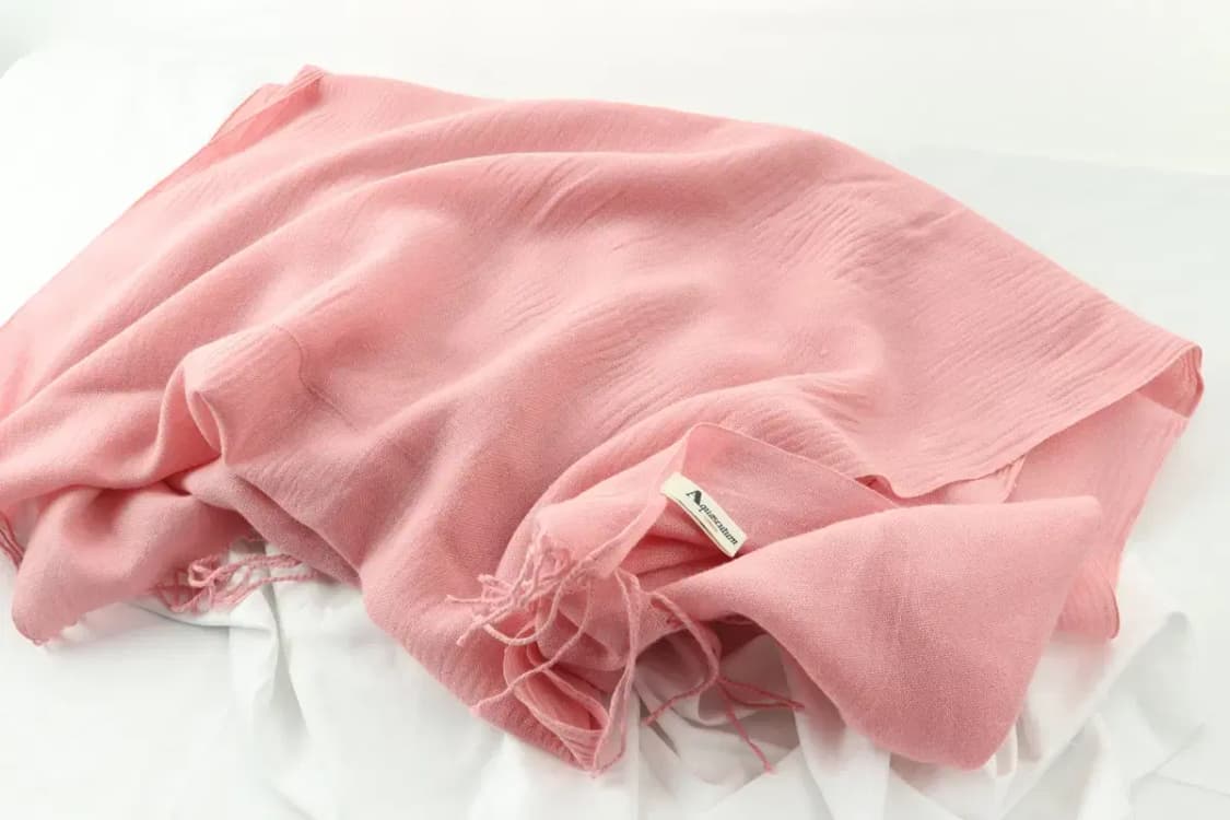 (F) 아쿠아스큐텀 목도리 머플러 경량 핑크 롱 숄-271E 상품이미지4